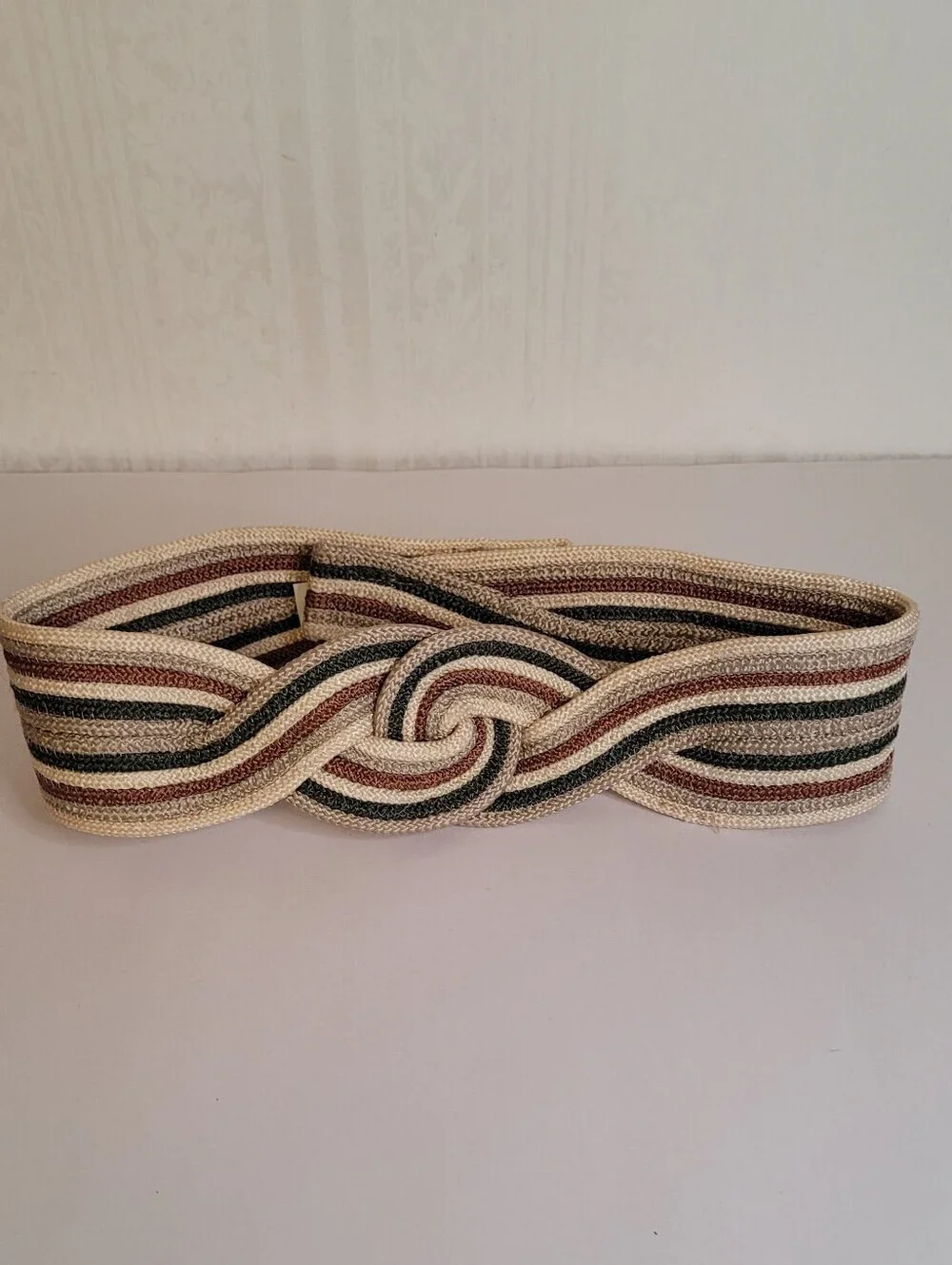 Vintage 80s Braided Belt Size Small